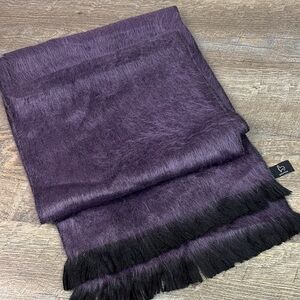 SHUPACA Handmade Fringed Alpaca Scarf